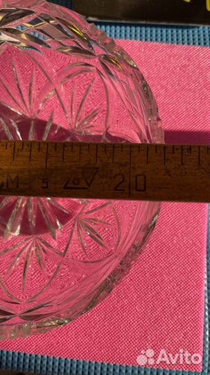 Ваза хрустальная большая СССР