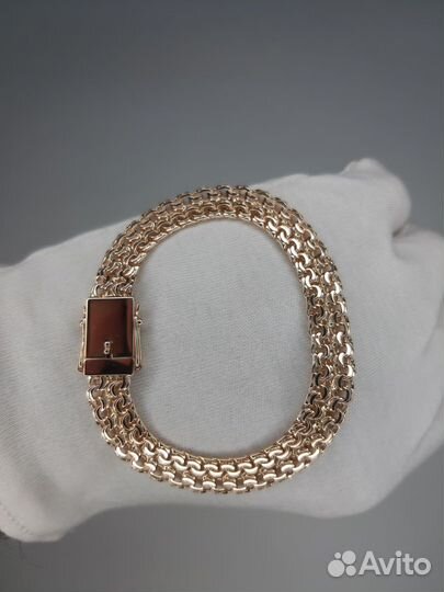 Золотой браслет Двойной Бисмарк 21гр на заказ