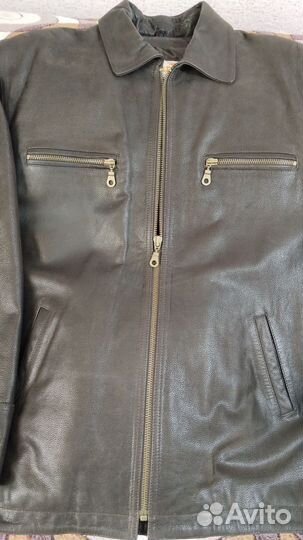 Кожаная куртка мужская 54 -56