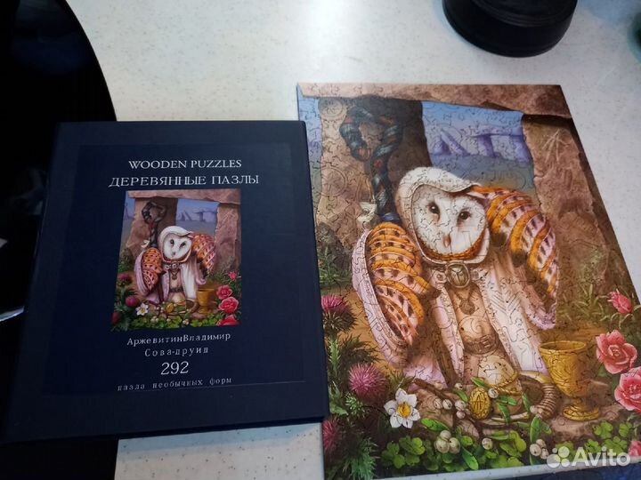 Деревянные пазлы в ассортименте