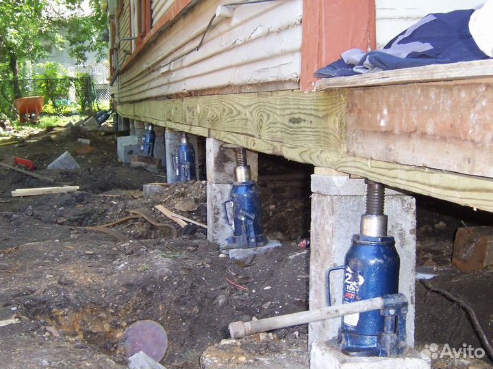 Замена венцов, полов