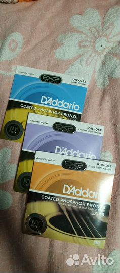 Daddario EXP16 струны на акустику