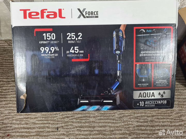 Вертикальный пылесос Tefal X-Force Flex TY98C0