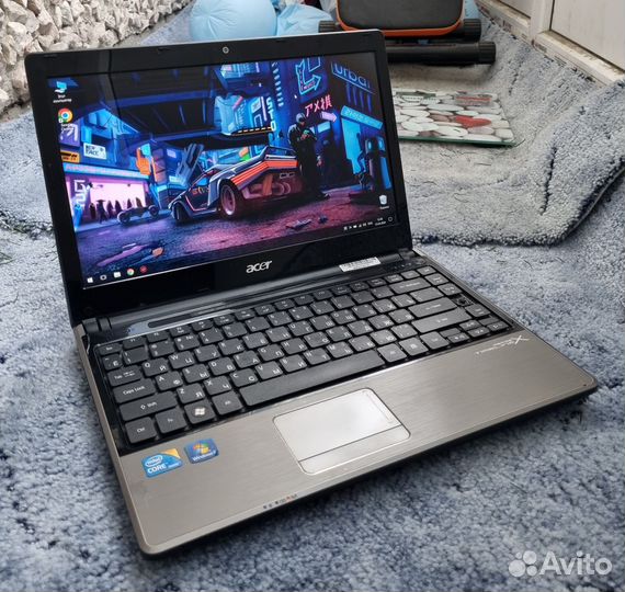 Шустрый ноутбук Acer новый АКБ/i3/300HDD
