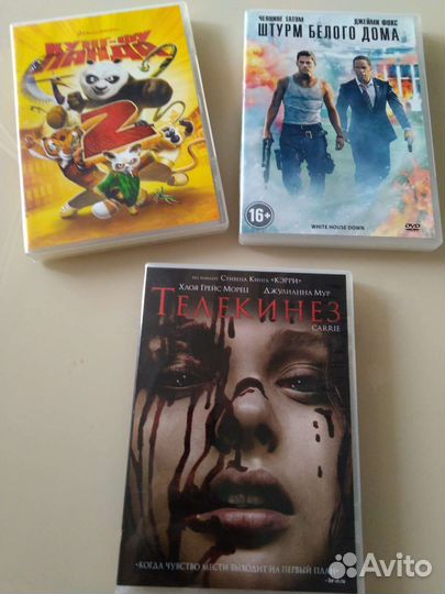 DVD, Blu-Ray, VHS фильмы в ассортименте
