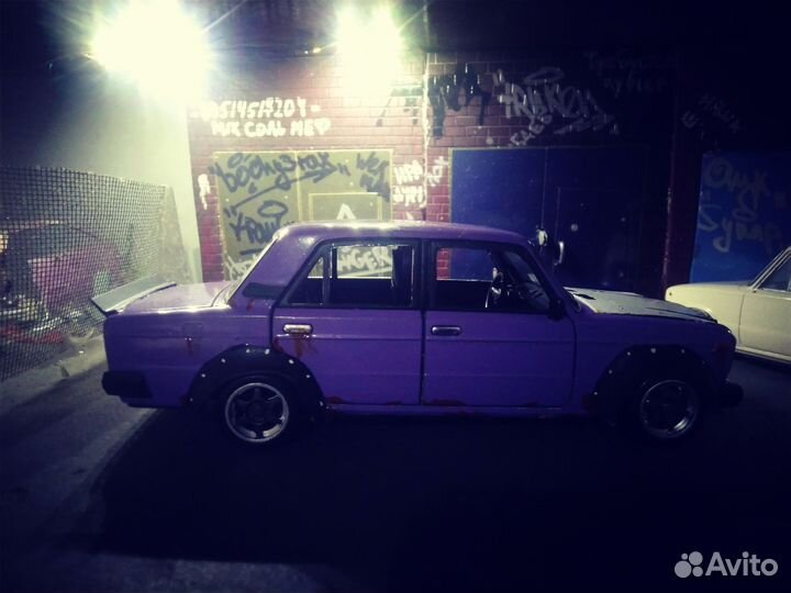 Масштабная модель ваз 2107 winter Drift 1/24