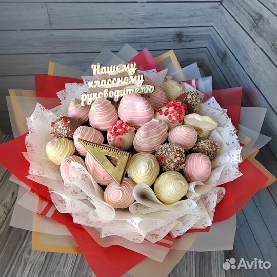 Букет из клубники в шоколаде