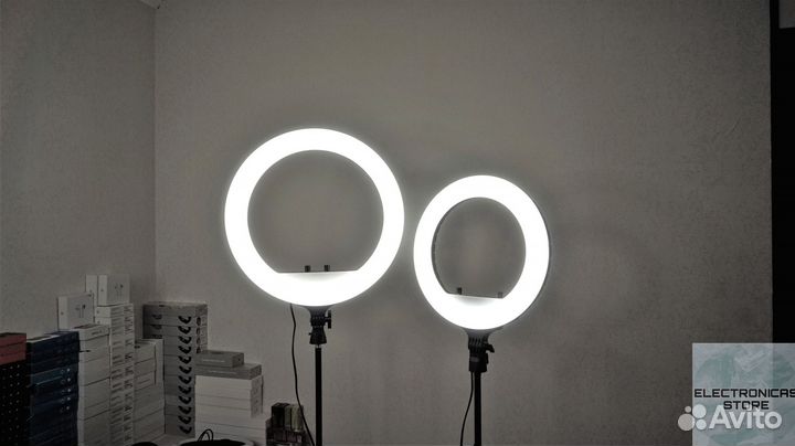 Кольцевая Лампа 36 см со Штативом Доставка v.7
