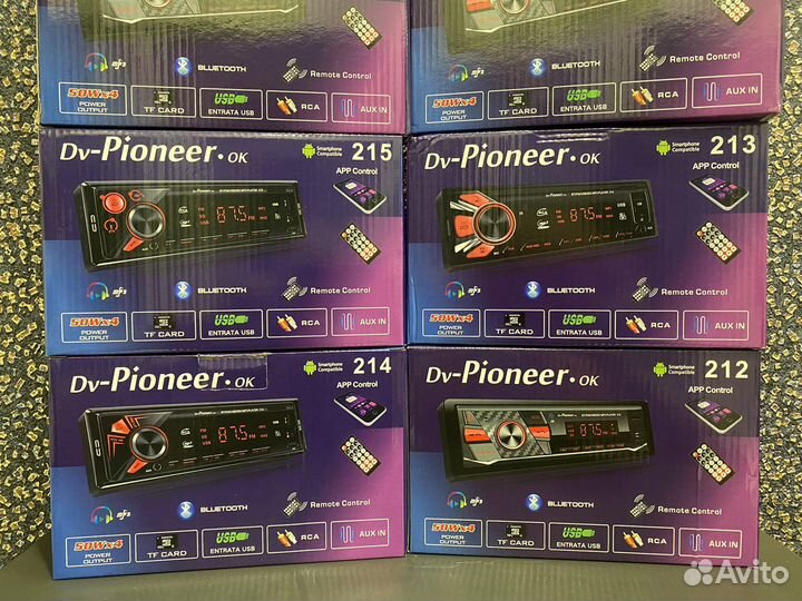 Магнитола Pioneer с Bluetooth