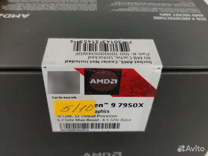 Процессор AMD ryzen 9 7950x