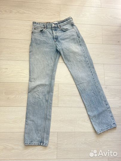 Джинсы zara regular fit прямые 36 размер