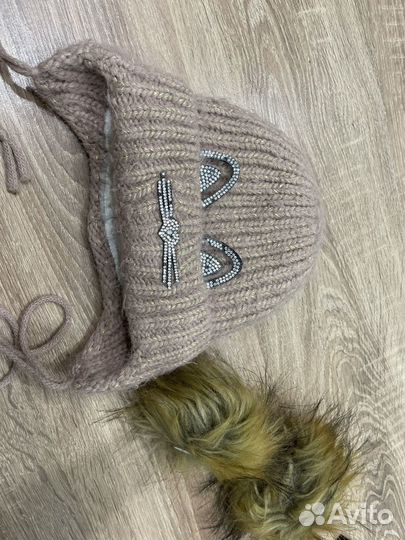 Шапка теплая с подкладом