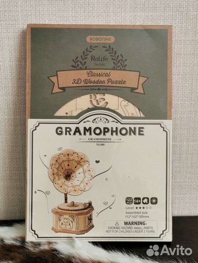 Деревянный конструктор Robotime, пазл на подарок