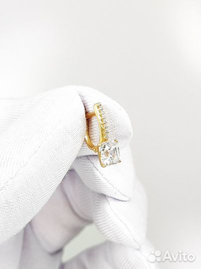 Золотые серьги 585