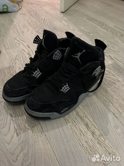 Jordan 4 black canvas