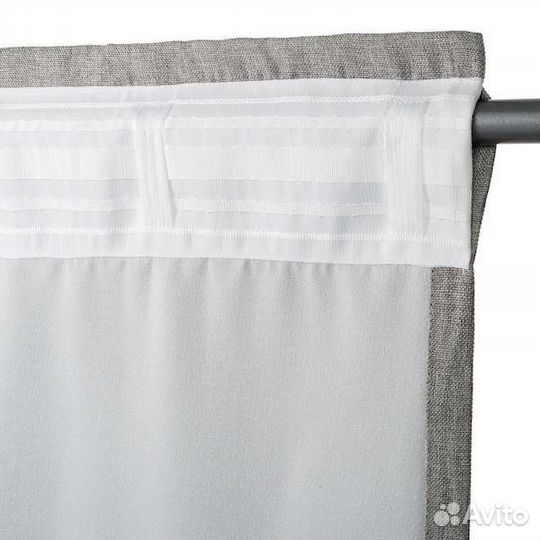 Ingimunda ингимунда затемняющие гардины,серый,Икеа