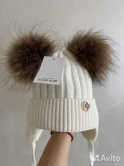 Шапка зимняя новая с биркой, р.50-54