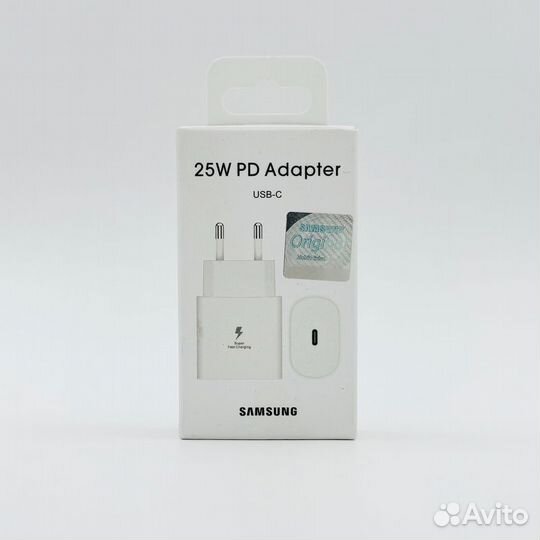 Блок быстрой зарядки Samsung 25w Type-C(Аналог)