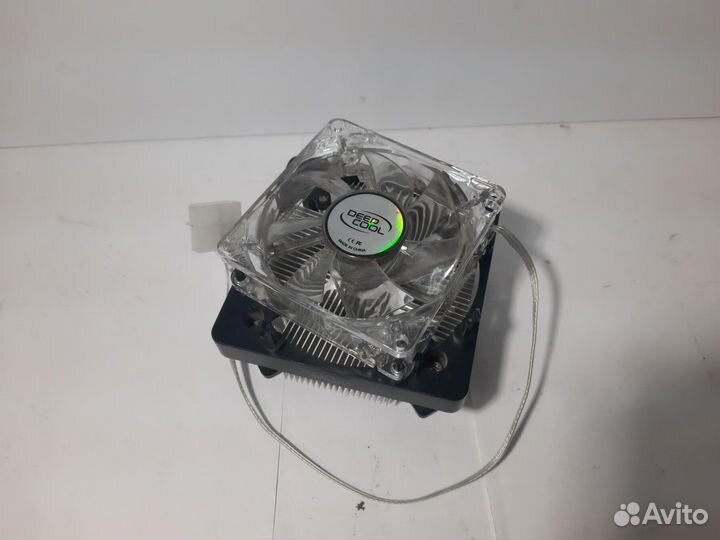 Кулер CPU 775 Deep Cool алюминий клипсы с подстве