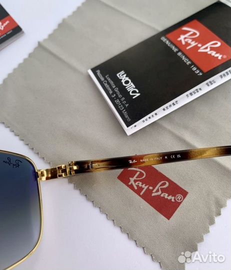 Очки ray ban ferrari пепельные