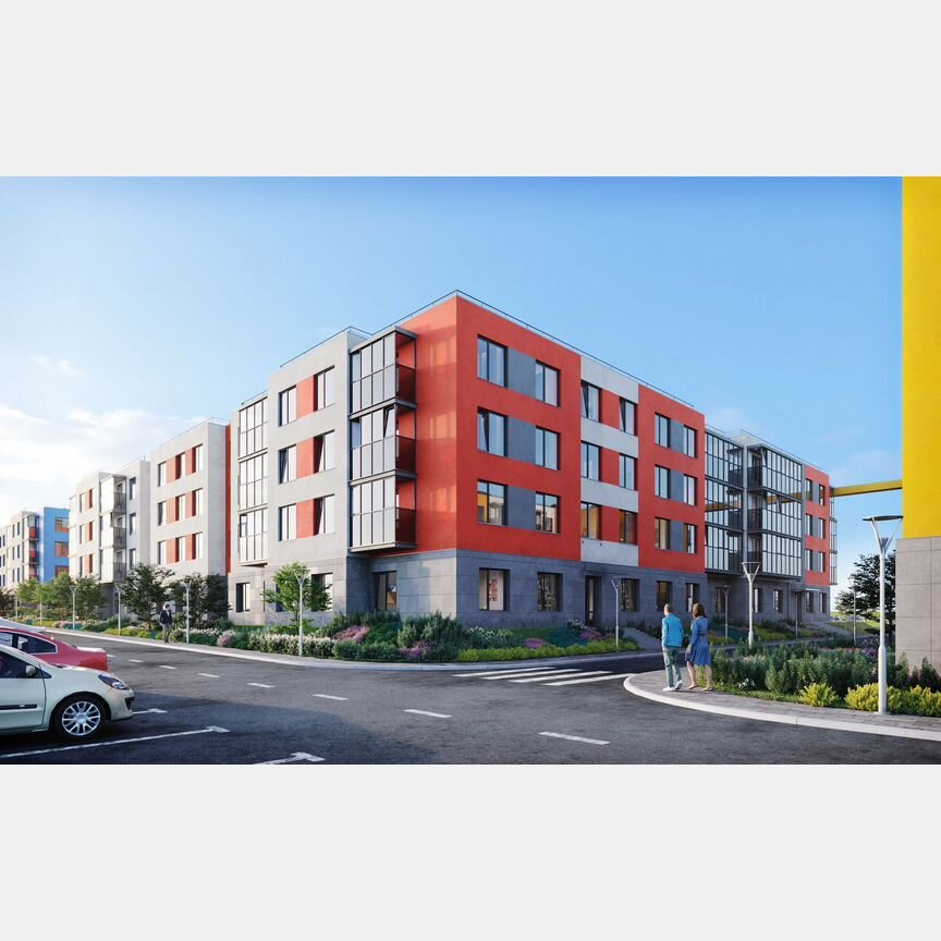 1-к. квартира, 40,2 м², 1/4 эт.