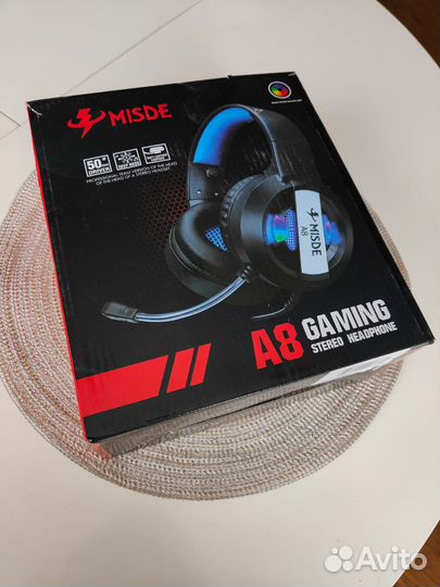 Наушники проводные с микрофоном для компьютера