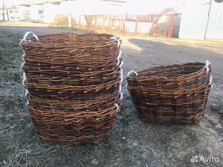Корзины, коробкИ. Из лозы