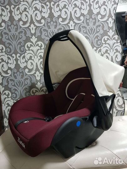 Детская автолюлька Zlatek и вкладыш