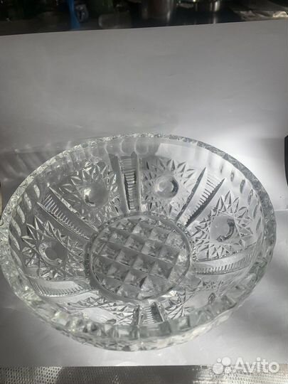 Ваза хрустальная