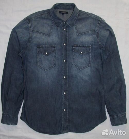 7 For All Mankind Джинсовая Рубашка