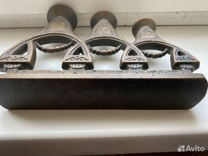 Подсвечник СССР Матрешки бронза