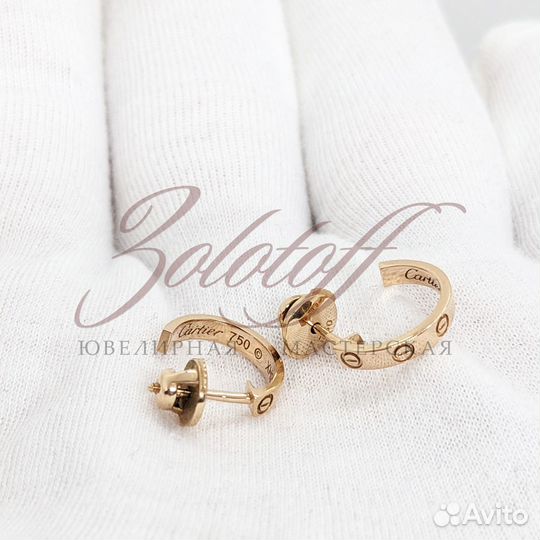 Серьги Cartier Love