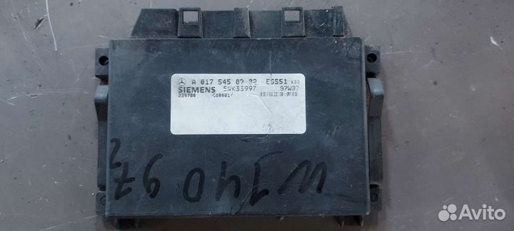 Блок управления АКПП на Mercedes W140