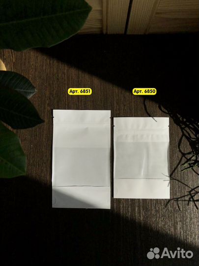 Пакет дой пак бумажный с прозрачным окошком 70 мм