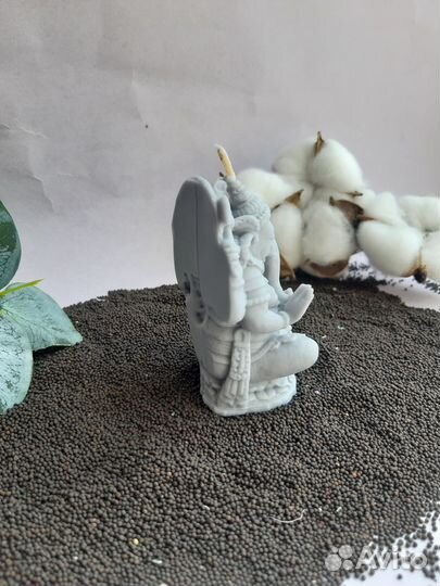 Силиконовая форма Шри Ганеша 8 см