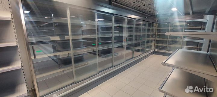 Холодильная горка со стеклом ES system