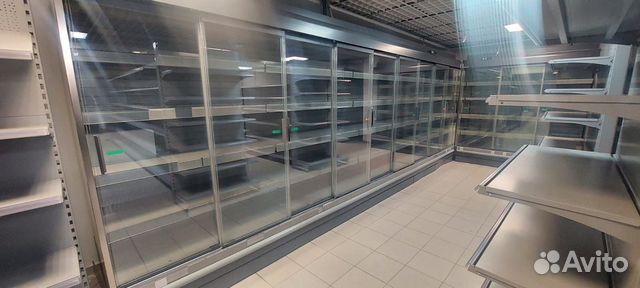 Холодильная горка со стеклом ES system