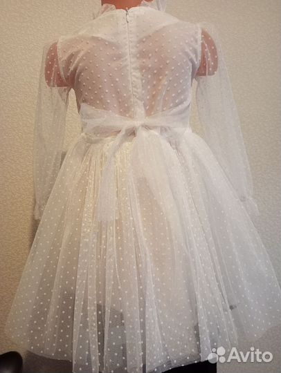 Белое платье для девочки