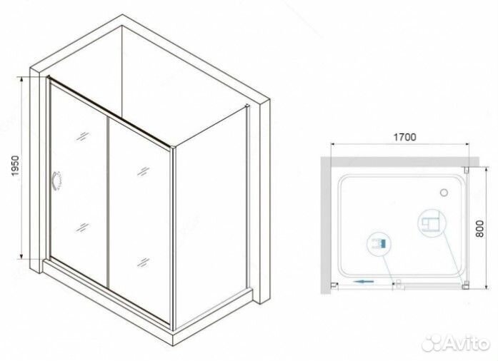 Душевой уголок RGW Passage PA-76B 170x80