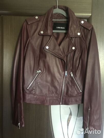 Куртка кожаная женская 44