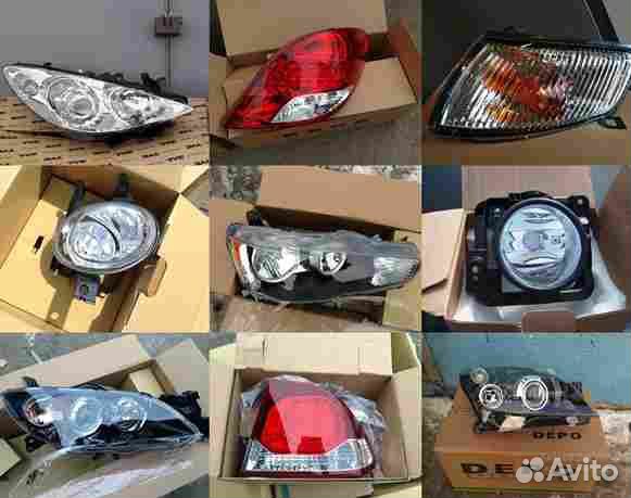 Планка под фару (ресничка) левая для toyota RAV4