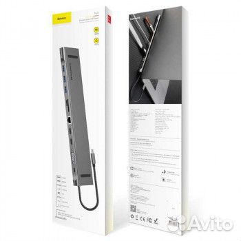 Многопортативный адаптер 11в 1catsx-G0G Baseus опт