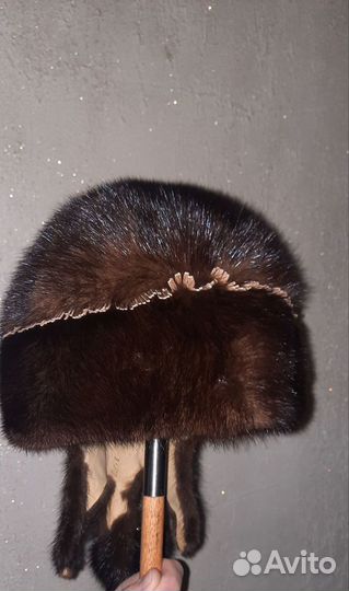 Шапка норковая новая