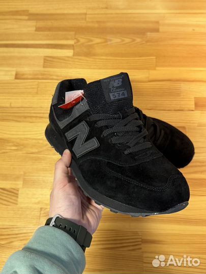 Кроссовки new balance 574 замша