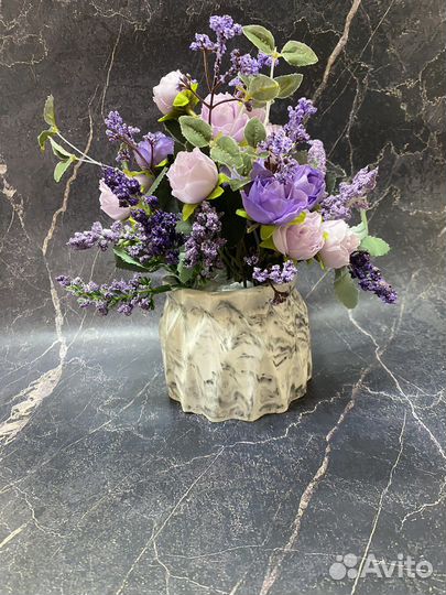 Кашпо из гипса