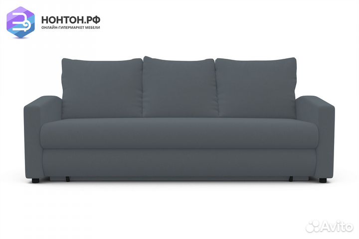 Диван еврокнижка Фаби серый