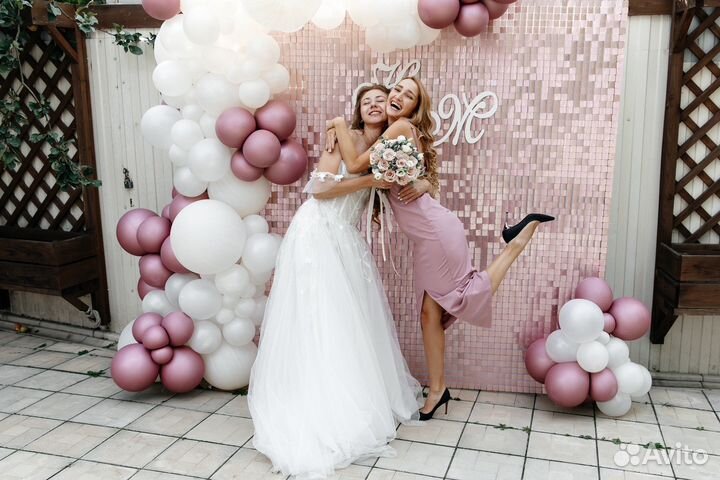 Фотозона с пайетками