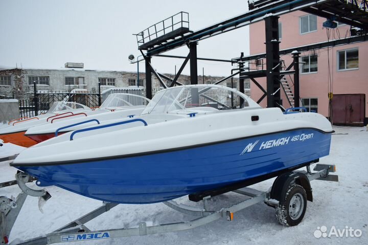 Новый катер Неман 450 Open с алюминиевым корпусом