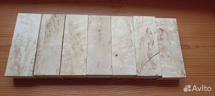 Карельская берёза для рукоятей ножей