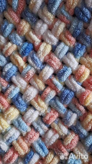 Плед вязаный